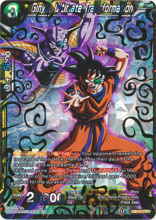 Ginyu, Ultimate Transformation (DB1-077) [Dragon Brawl] | Arkham Games and Comics
