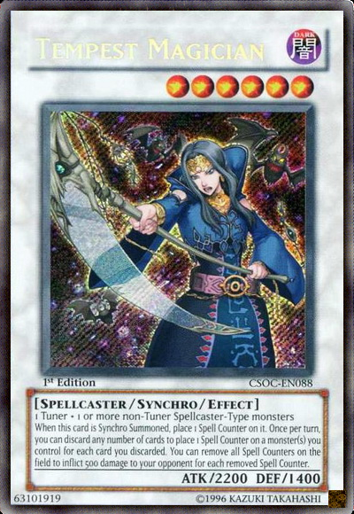 Tempest Magician [CSOC-EN088] Secret Rare | Arkham Games and Comics