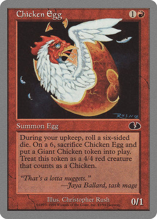 Chicken Egg [Unglued] | Arkham Games and Comics