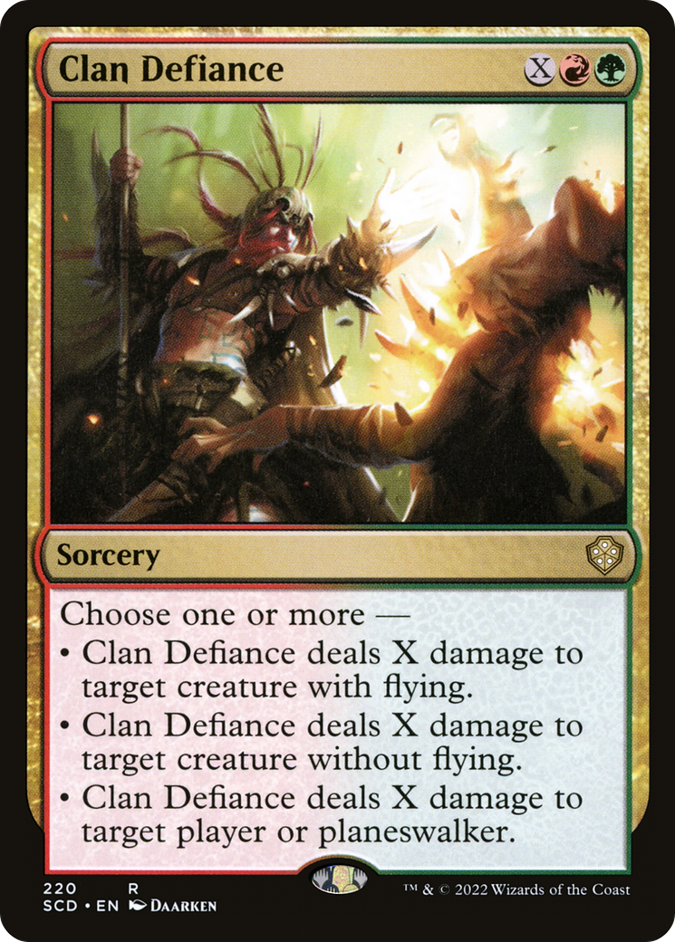 Clan Defiance [Starter Commander Decks] | Arkham Games and Comics