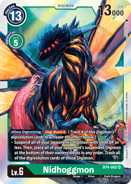 Nidhoggmon [BT4-062] [Great Legend] | Arkham Games and Comics