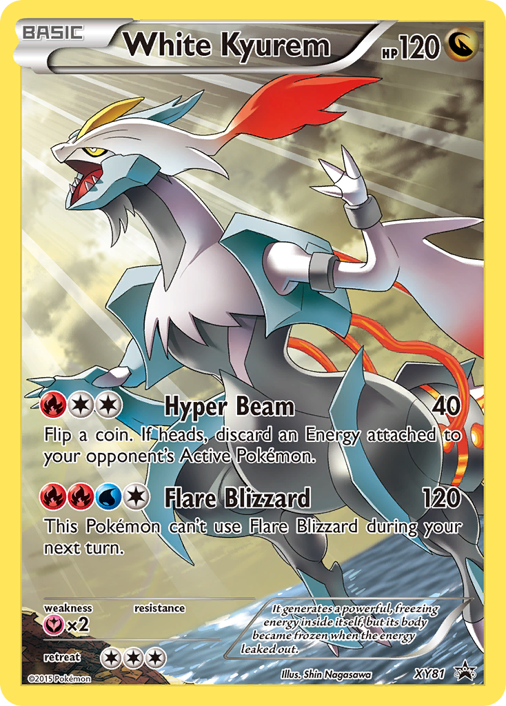 White Kyurem (XY81) (Full Art Promo) [XY: Black Star Promos] | Arkham Games and Comics