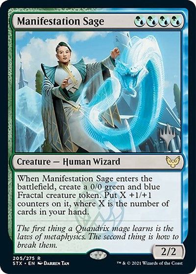 Manifestation Sage (Promo Pack) [Strixhaven: School of Mages Promos] | Arkham Games and Comics