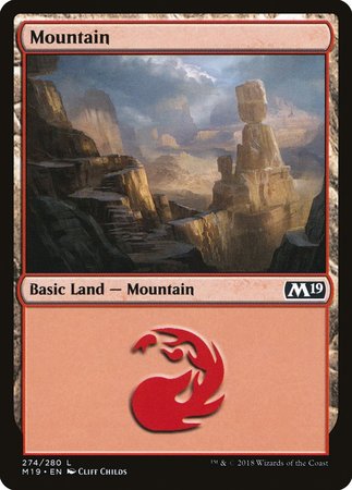 Mountain (274) [Core Set 2019] | Arkham Games and Comics