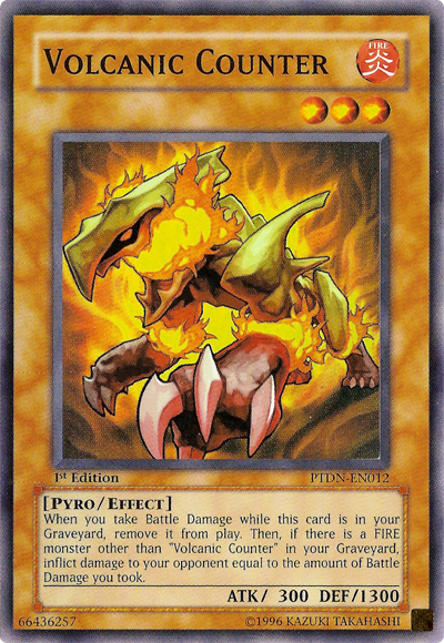 Volcanic Counter [PTDN-EN012] Super Rare | Arkham Games and Comics