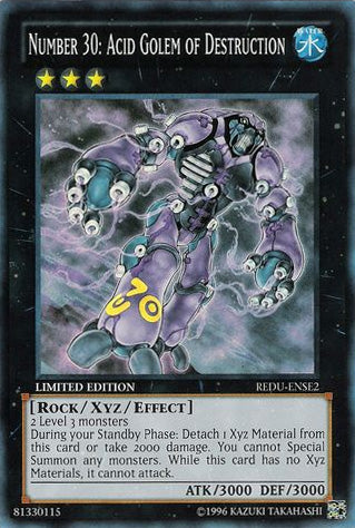 Number 30: Acid Golem of Destruction [REDU-ENSE2] Super Rare | Arkham Games and Comics