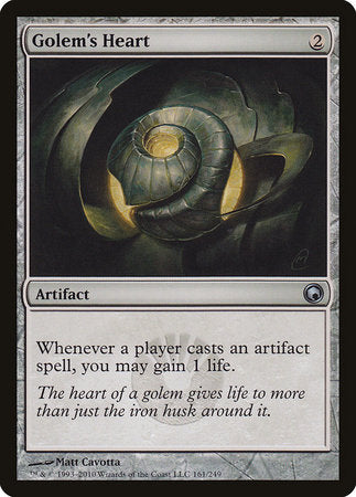 Golem's Heart [Scars of Mirrodin] | Arkham Games and Comics