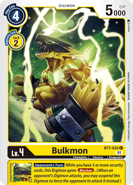 Bulkmon [BT7-033] [Next Adventure] | Arkham Games and Comics