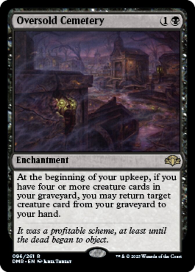 Oversold Cemetery [Dominaria Remastered] | Arkham Games and Comics