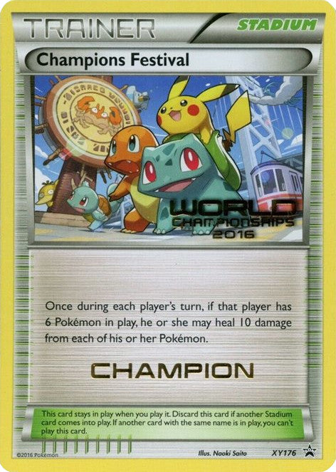 Champions Festival (XY176) (2016 Champion) [XY: Black Star Promos] | Arkham Games and Comics