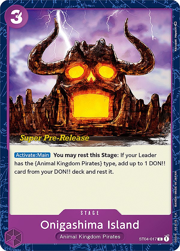 Onigashima Island [Super Pre-Release Starter Deck: Animal Kingdom Pirates] | Arkham Games and Comics