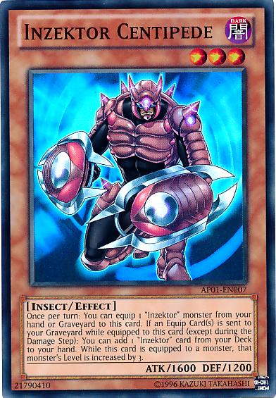 Inzektor Centipede [AP01-EN007] Super Rare | Arkham Games and Comics