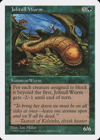 Johtull Wurm [Fifth Edition] | Arkham Games and Comics