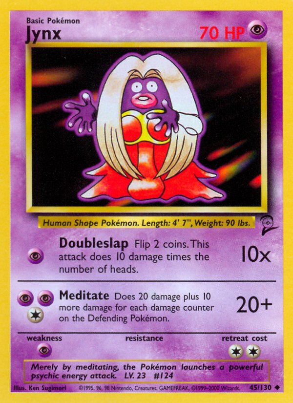 Jynx (45/130) [Base Set 2] | Arkham Games and Comics