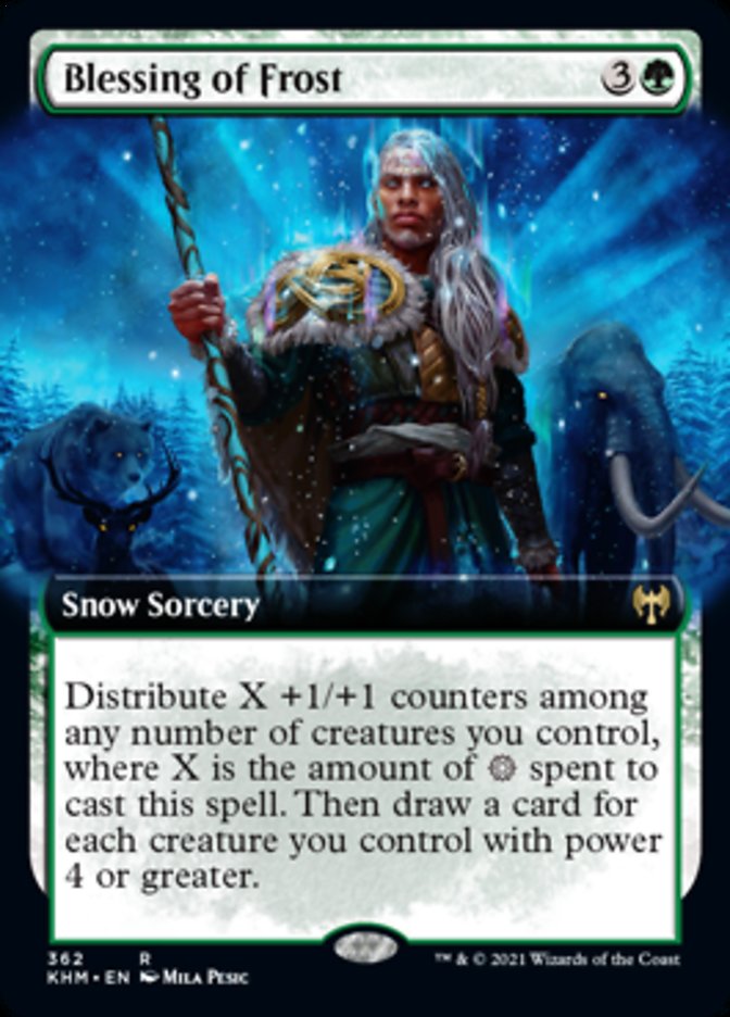 Blessing of Frost (Extended Art) [Kaldheim] | Arkham Games and Comics