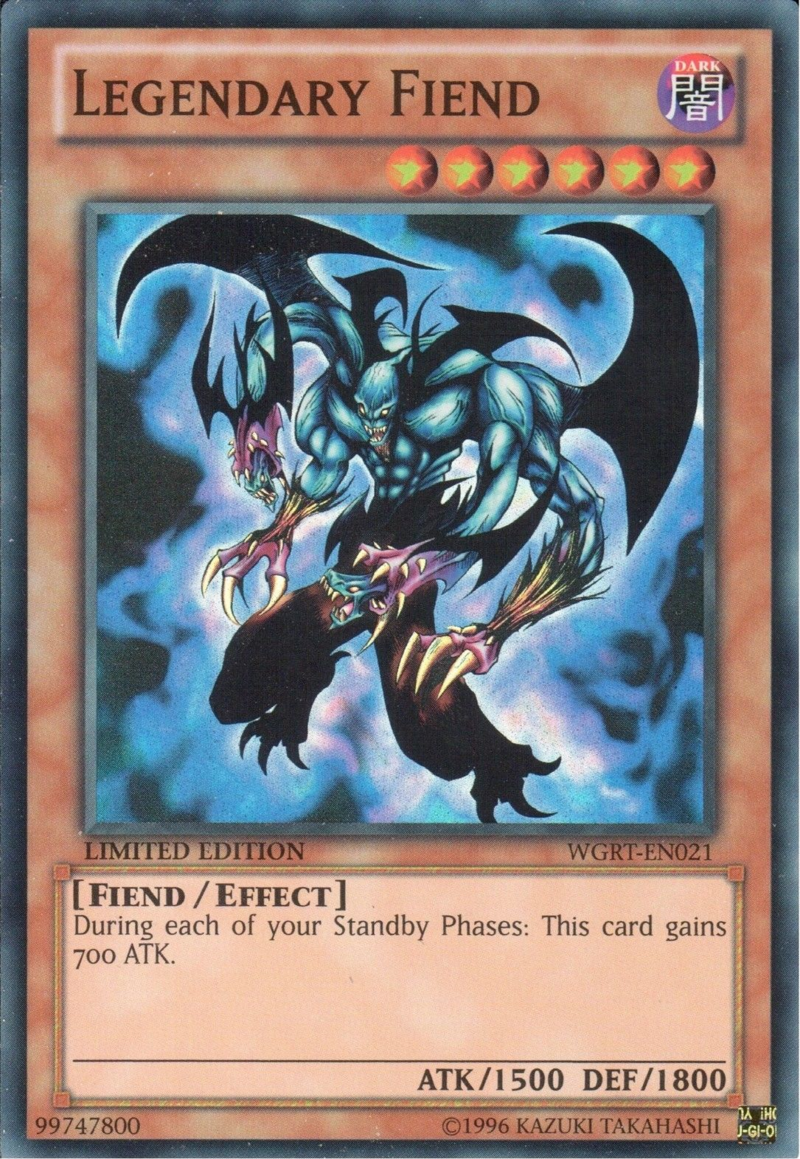 Legendary Fiend [WGRT-EN021] Super Rare | Arkham Games and Comics