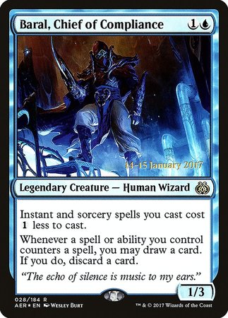 Baral, Chief of Compliance [Aether Revolt Promos] | Arkham Games and Comics