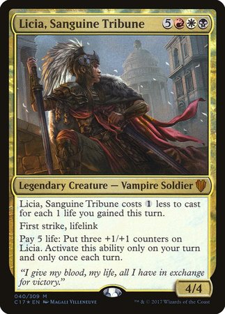 Licia, Sanguine Tribune [Commander 2017] | Arkham Games and Comics