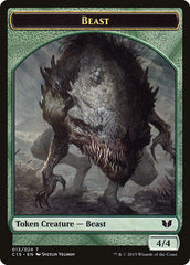 Beast // Snake (017) Double-Sided Token [Commander 2015 Tokens] | Arkham Games and Comics