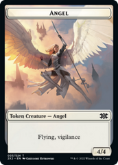 Zombie // Angel Double-sided Token [Double Masters 2022 Tokens] | Arkham Games and Comics