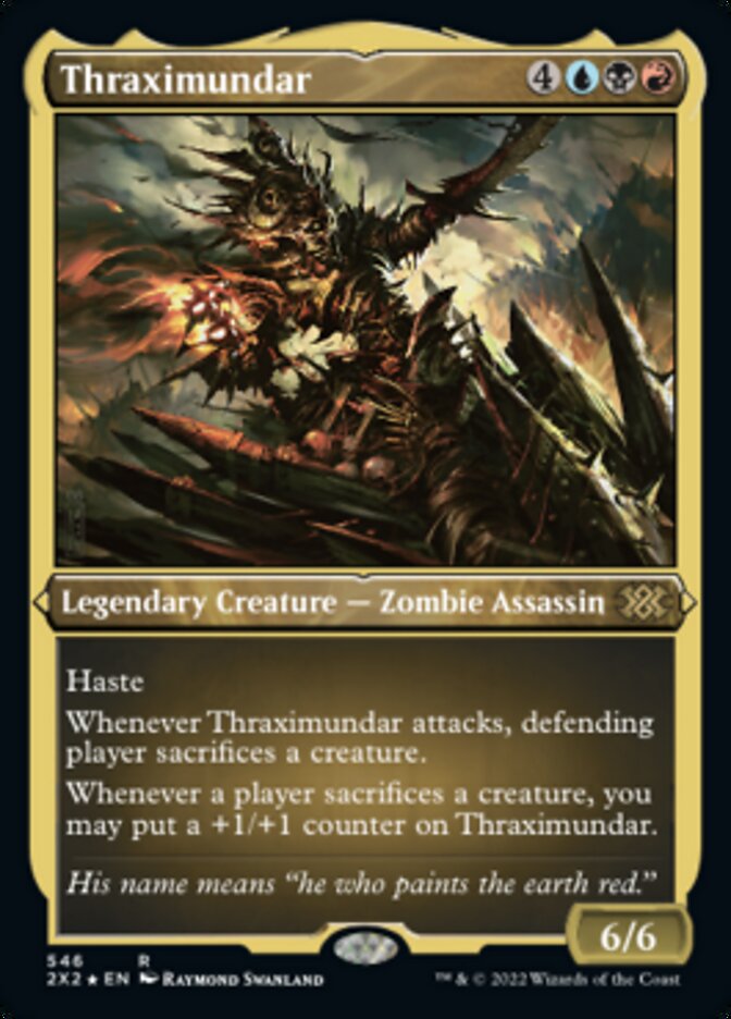 Thraximundar (Foil Etched) [Double Masters 2022] | Arkham Games and Comics