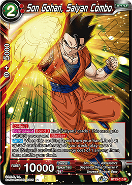 Son Gohan, Saiyan Combo (Rare) [BT13-015] | Arkham Games and Comics