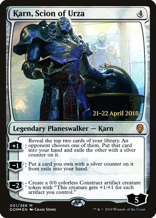 Karn, Scion of Urza [Dominaria Promos] | Arkham Games and Comics