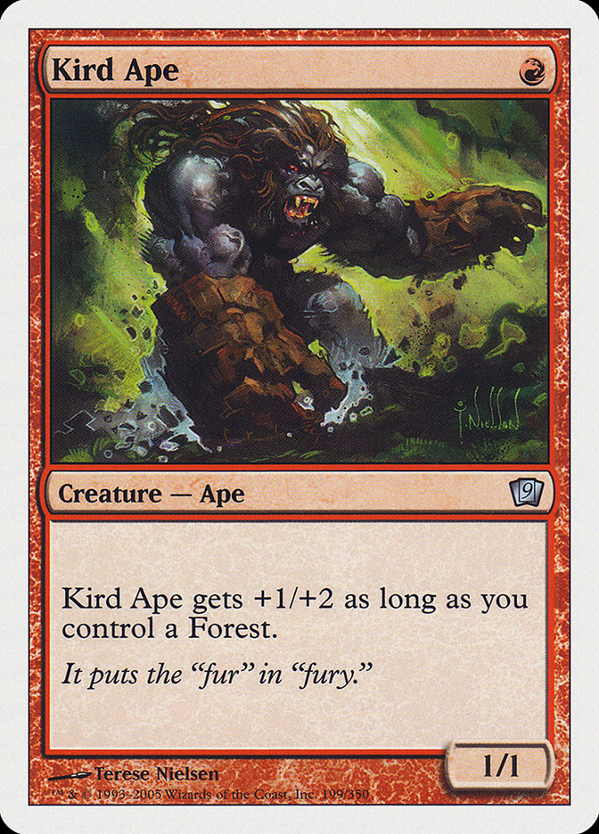 Kird Ape (9th Edition) [Oversize Cards] | Arkham Games and Comics