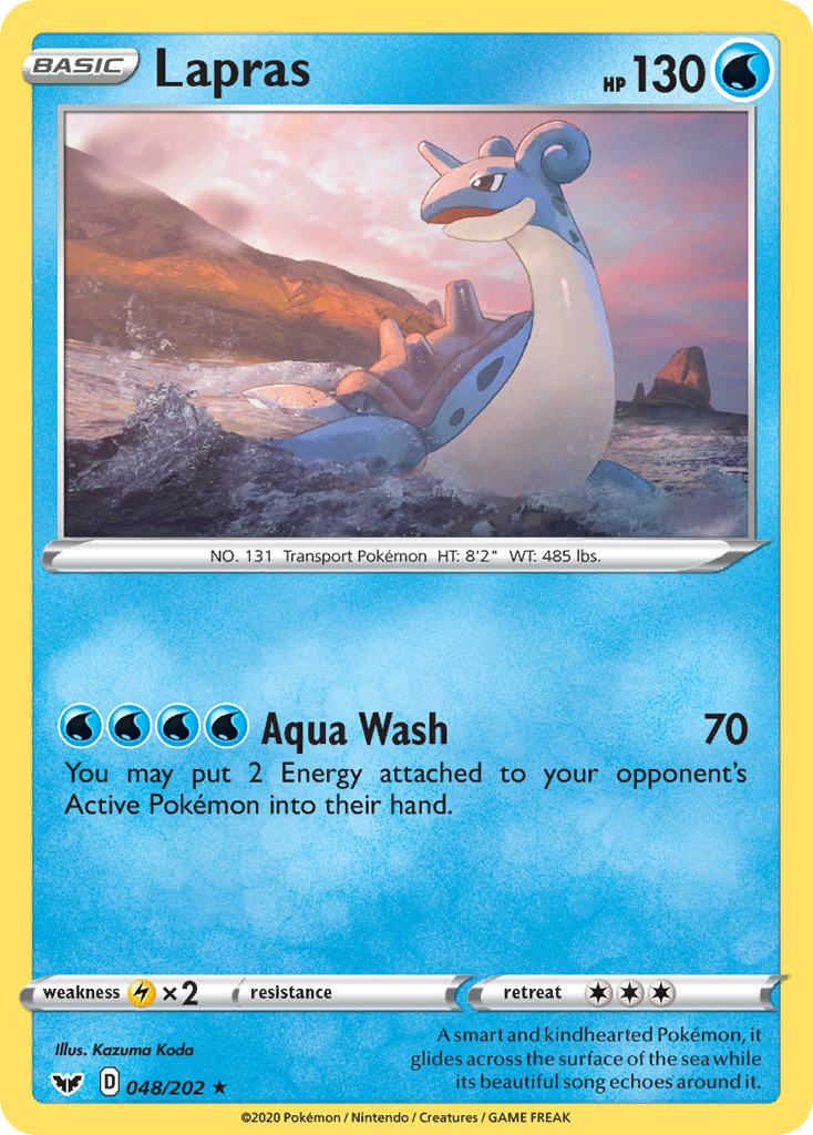 Lapras (048/202) [Sword & Shield: Base Set] | Arkham Games and Comics