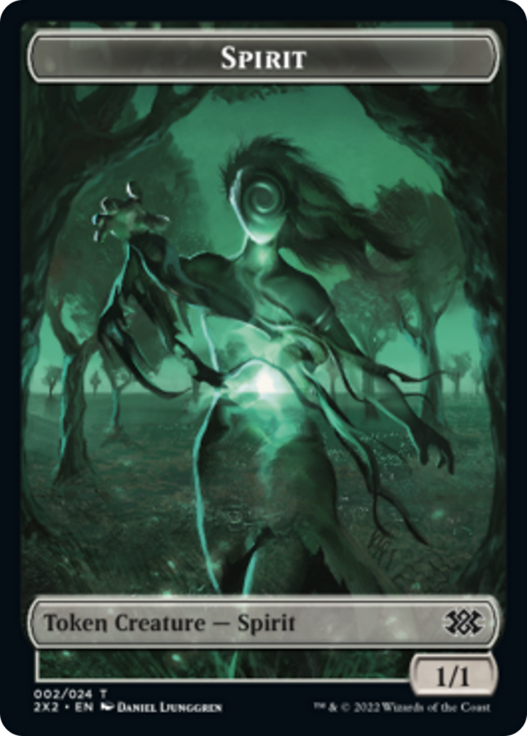 Egg // Spirit Double-sided Token [Double Masters 2022 Tokens] | Arkham Games and Comics