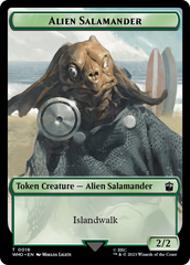 Alien Salamander // Alien Insect Double-Sided Token [Doctor Who Tokens] | Arkham Games and Comics