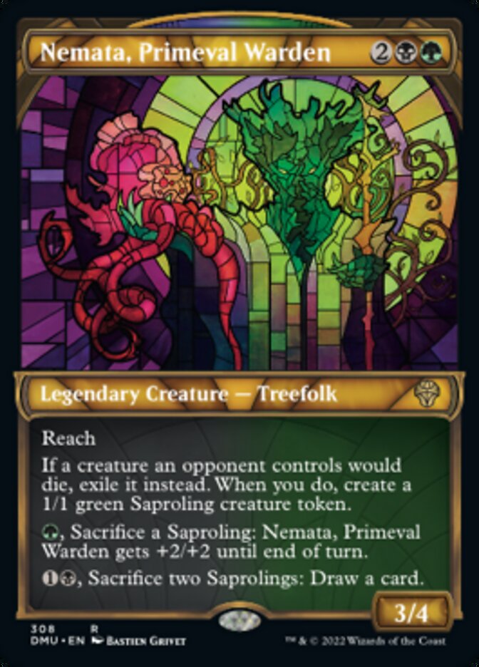 Nemata, Primeval Warden (Showcase) [Dominaria United] | Arkham Games and Comics