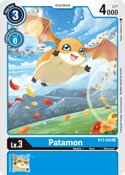 Patamon [BT3-020] [Release Special Booster Ver.1.5] | Arkham Games and Comics