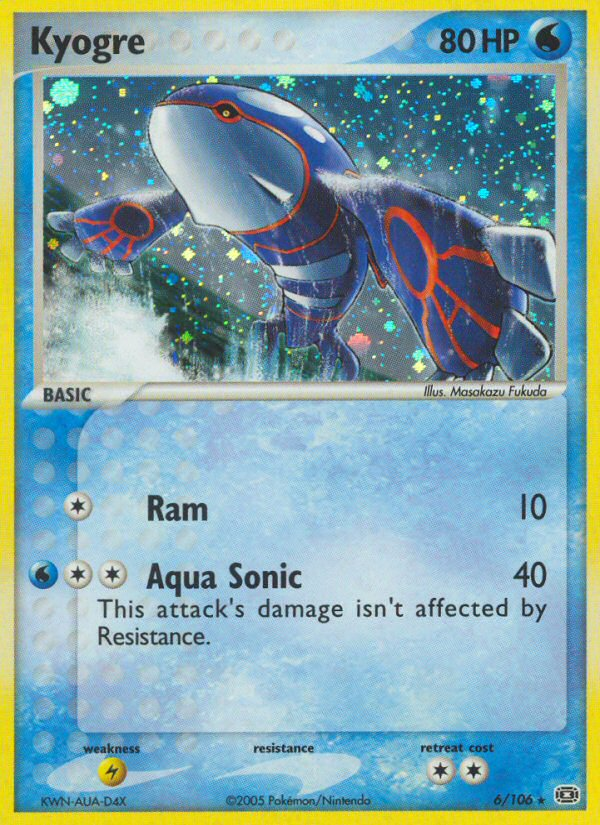 Kyogre (6/106) [EX: Emerald] | Arkham Games and Comics