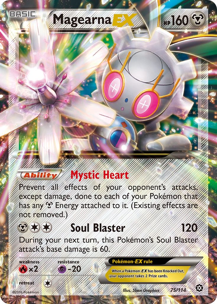 Magearna EX (75/114) [XY: Steam Siege] | Arkham Games and Comics