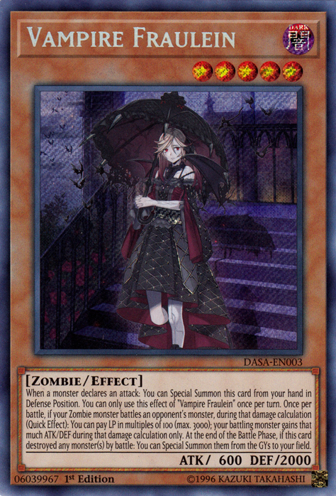 Vampire Fraulein [DASA-EN003] Secret Rare | Arkham Games and Comics