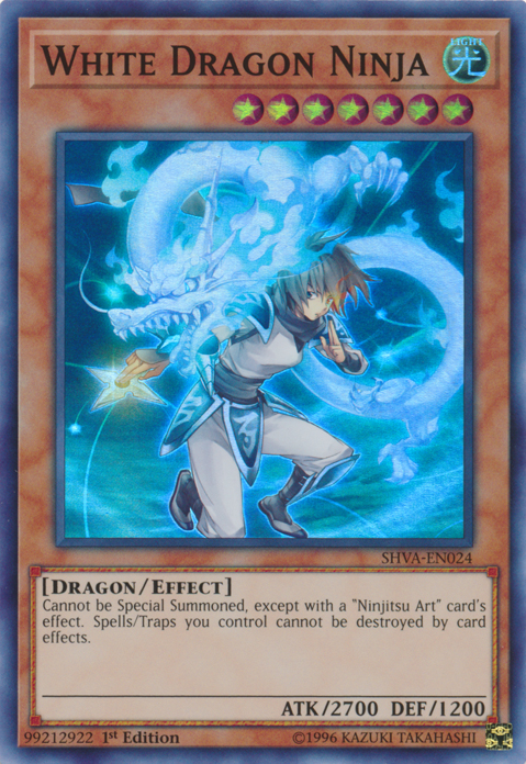 White Dragon Ninja [SHVA-EN024] Super Rare | Arkham Games and Comics