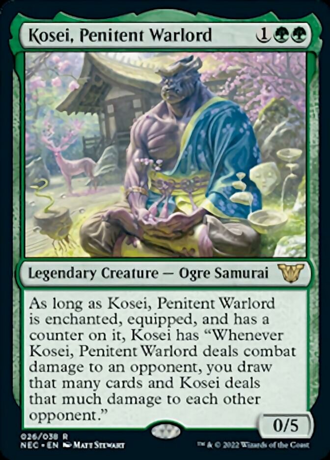 Kosei, Penitent Warlord [Kamigawa: Neon Dynasty Commander] | Arkham Games and Comics