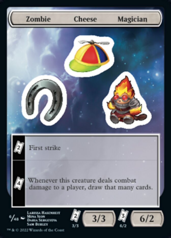 Zombie Cheese Magician [Unfinity Stickers] | Arkham Games and Comics