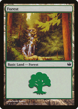 Forest (43) [Duel Decks: Knights vs. Dragons] | Arkham Games and Comics