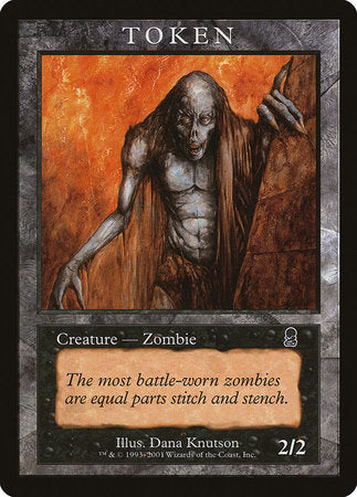 Zombie Token (Odyssey) [Magic Player Rewards 2002] | Arkham Games and Comics