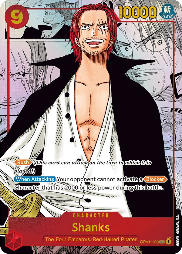 Shanks (Parallel) (Alternate Art) [Romance Dawn] | Arkham Games and Comics