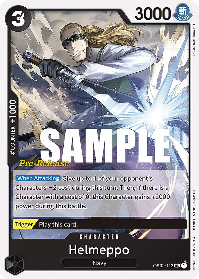 Helmeppo [Paramount War Pre-Release Cards] | Arkham Games and Comics