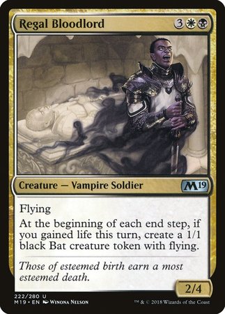 Regal Bloodlord [Core Set 2019] | Arkham Games and Comics