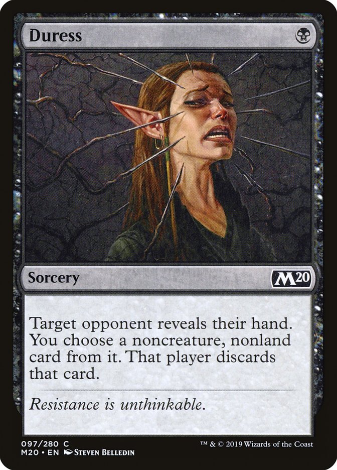 Duress [Core Set 2020] | Arkham Games and Comics