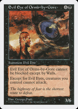 Evil Eye of Orms-by-Gore [Fifth Edition] | Arkham Games and Comics