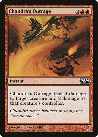 Chandra's Outrage [Magic 2014] | Arkham Games and Comics