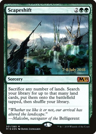 Scapeshift [Core Set 2019 Promos] | Arkham Games and Comics