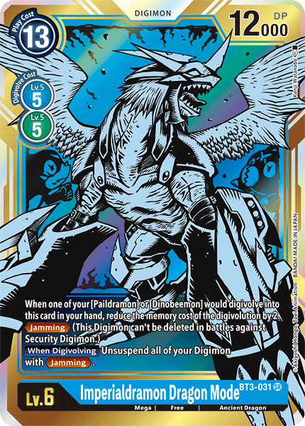 Imperialdramon Dragon Mode [BT3-031] (Alternate Art) [Release Special Booster Ver.1.5] | Arkham Games and Comics