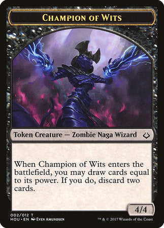 Champion of Wits Token [Hour of Devastation Tokens] | Arkham Games and Comics